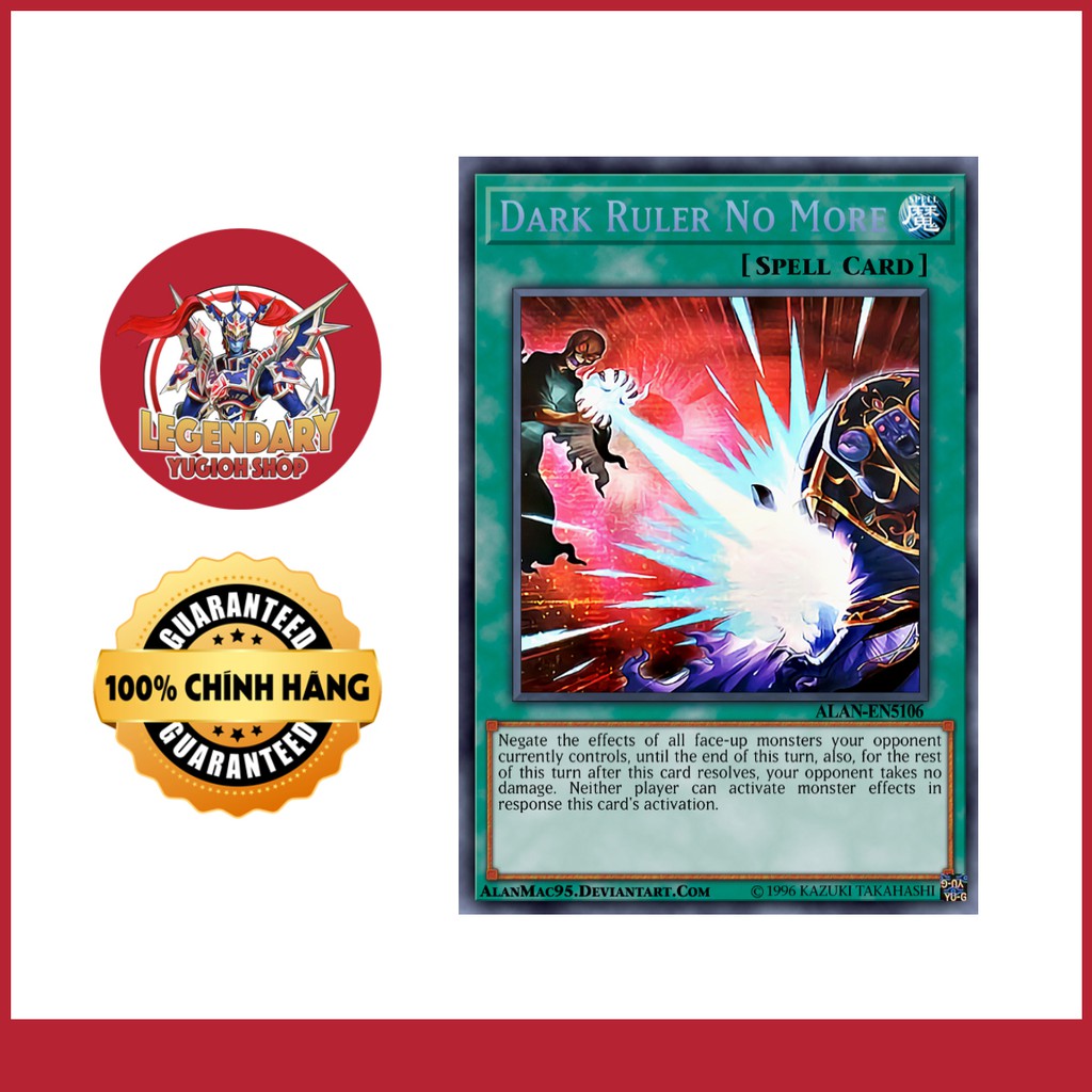 [Thẻ Bài Yugioh Chính Hãng] Dark Ruler No More - DRNM | Shopee Việt Nam