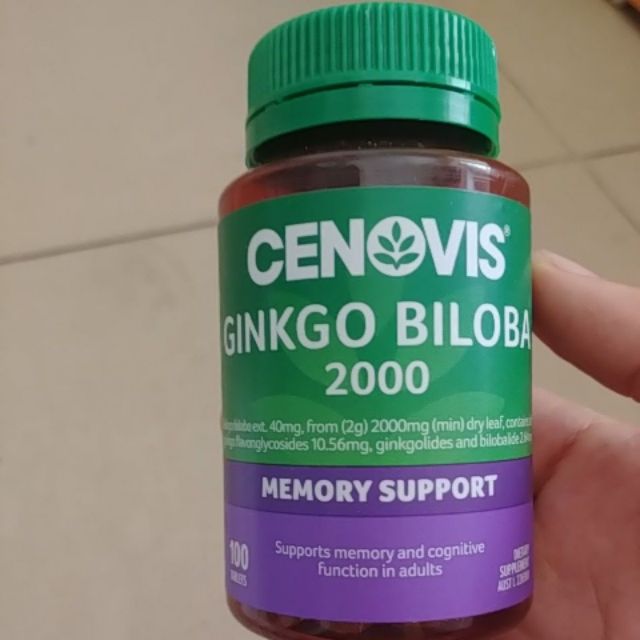 Hướng Dẫn Sử Dụng Cenovis Ginkgo Biloba 2000