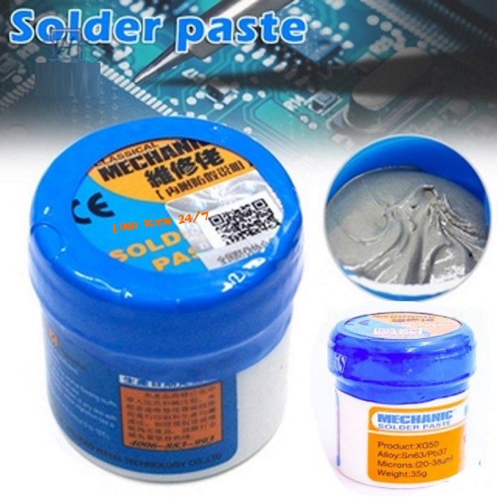 Thiếc Bột Chì Bột Mechanic Solder Paste XG50 hộp 35g Shopee Việt Nam