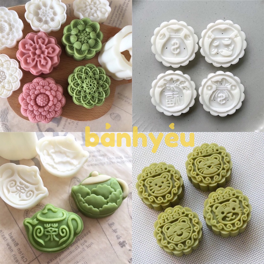 Khuôn Bánh Trung Thu Lò Xo Mẫu Mới Đa Dạng (BGTC)