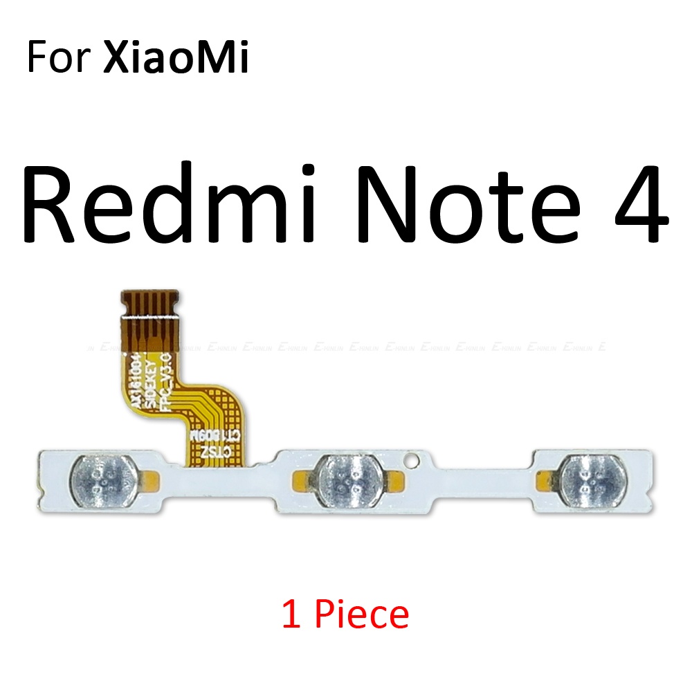 Mạch Nút Âm Lượng Cho Điện Thoại Xiaomi Redmi 3X 3 3S 4A 5 Plus Note 5 5A 2 4 3 Pro 4X