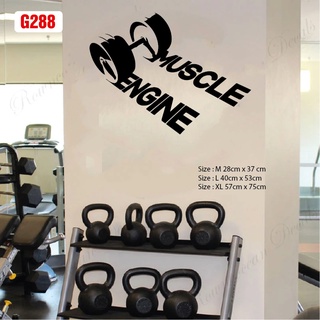 Decal dán tạo động lực trong phòng Gym, thu hút khách hàng, tạo điểm nhấn cho không gian P19