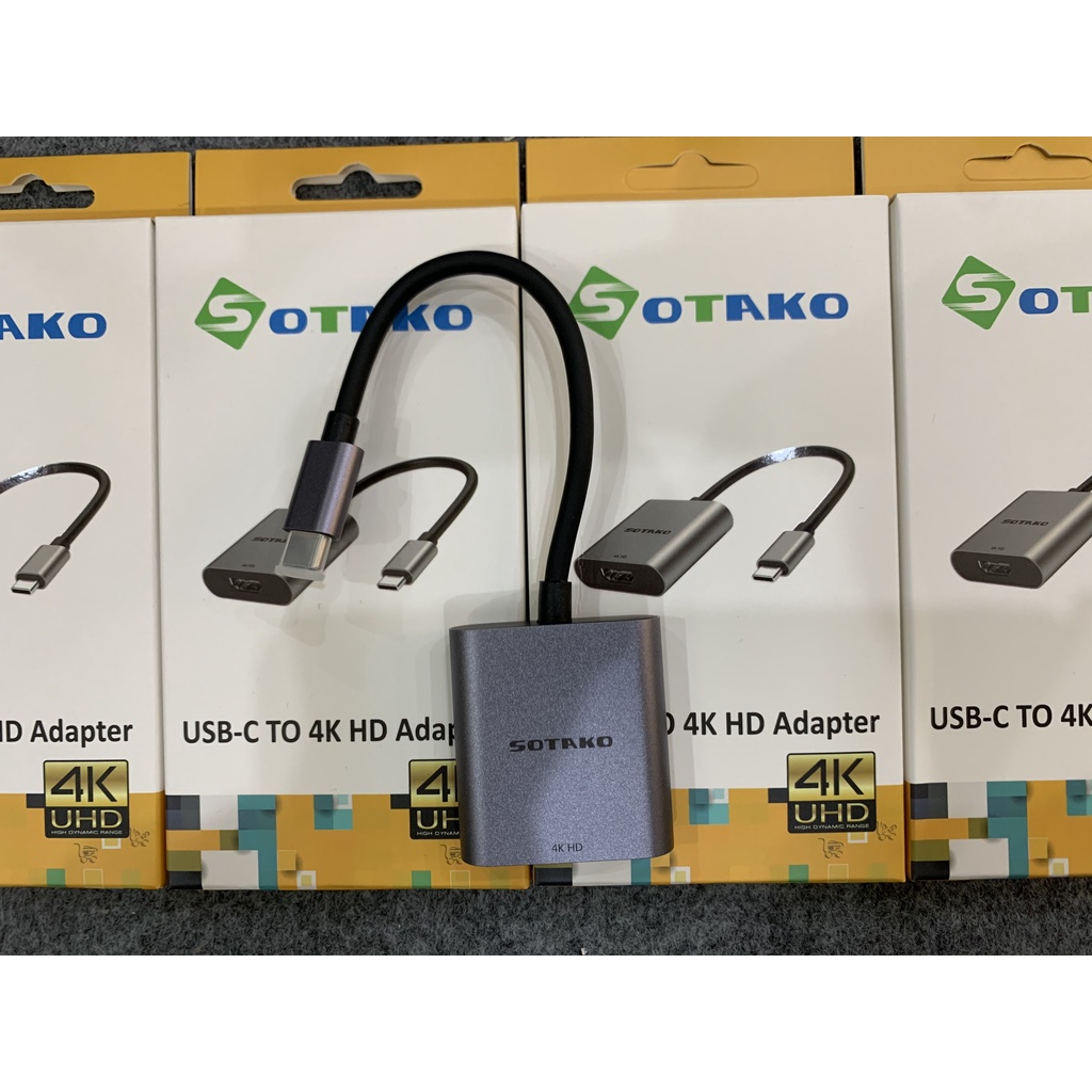 Hỏa Tốc Cáp chuyển đổi Type C sang HDMI 4K chính hãng SOTAKO Shopee Việt Nam