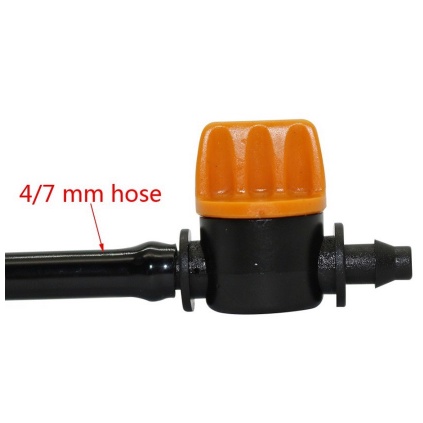 10 [ 10 cái ] Van Sino Khóa Ống LDPE 6mm vẫn khoá ldpe 6mm ống 5x7 4x6 ldpe