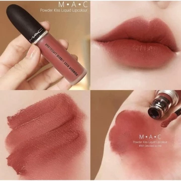 [𝗚𝗢𝗠 𝗢𝗥𝗗𝗘𝗥] Son Mac Kem, Mac Powder Kiss Liquid Lipcolour, BST Son Kem Lì Mac Chính Hãng 💄
