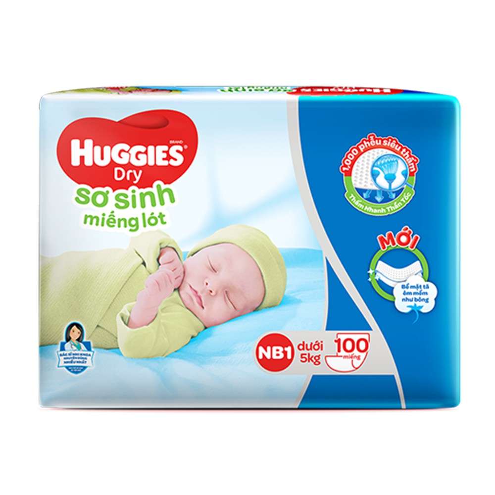 Miếng lót Sơ Sinh Huggies NB1 108 miếng Tặng 14NB Shopee Việt Nam