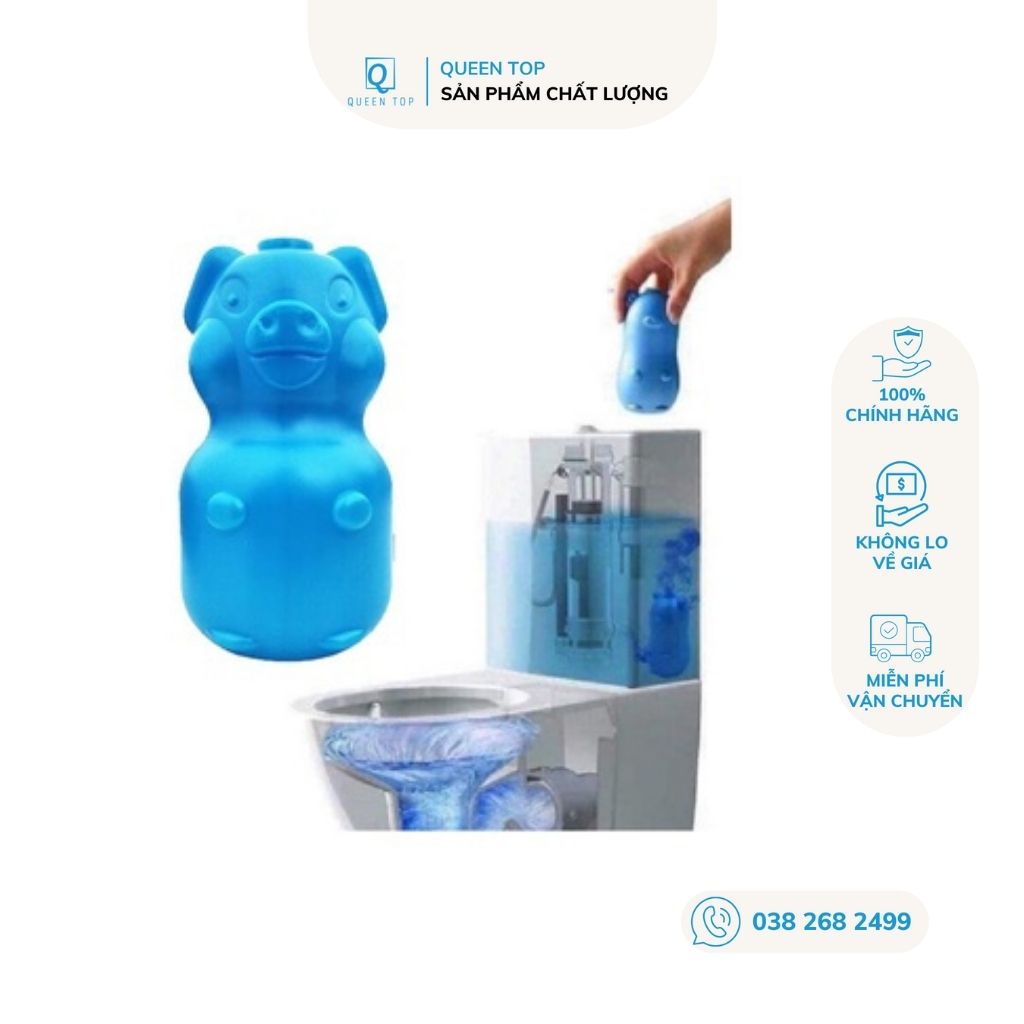 Lọ Heo Thả Bồn Cầu Diệt Khuẩn Hàn Quốc Siêu Sạch, Tiện Dụng Cho Mọi Gia Đình - 𝐐𝐮𝐞𝐞𝐧 𝐓𝐨𝐩