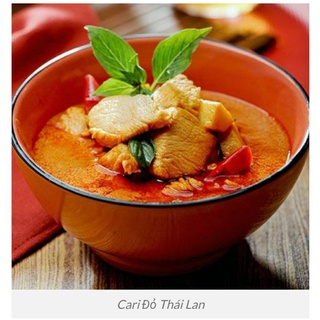 Gia vị cà ri Thái Đỏ gói 50gr hiệu Lobo Thái. Red Curry Paste --> Gói Cari Đỏ 50g