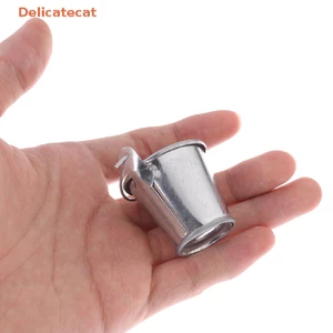 NRL 1 / 6 1 / 12 Nhà Búp Bê Thu Nhỏ Xô Kim Loại Trang Trí Nhà Bếp Pretnd Chơi