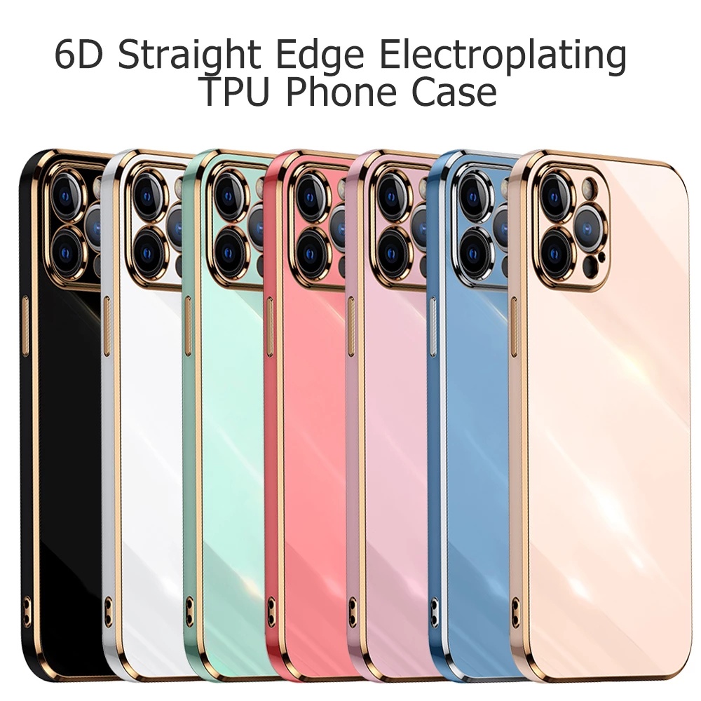 Ốp Điện Thoại Silicon Mềm Mạ Viền Cho Samsung ss Galaxy A54 A34 A24 A04 A04s A04E A14 5G 4G 2023