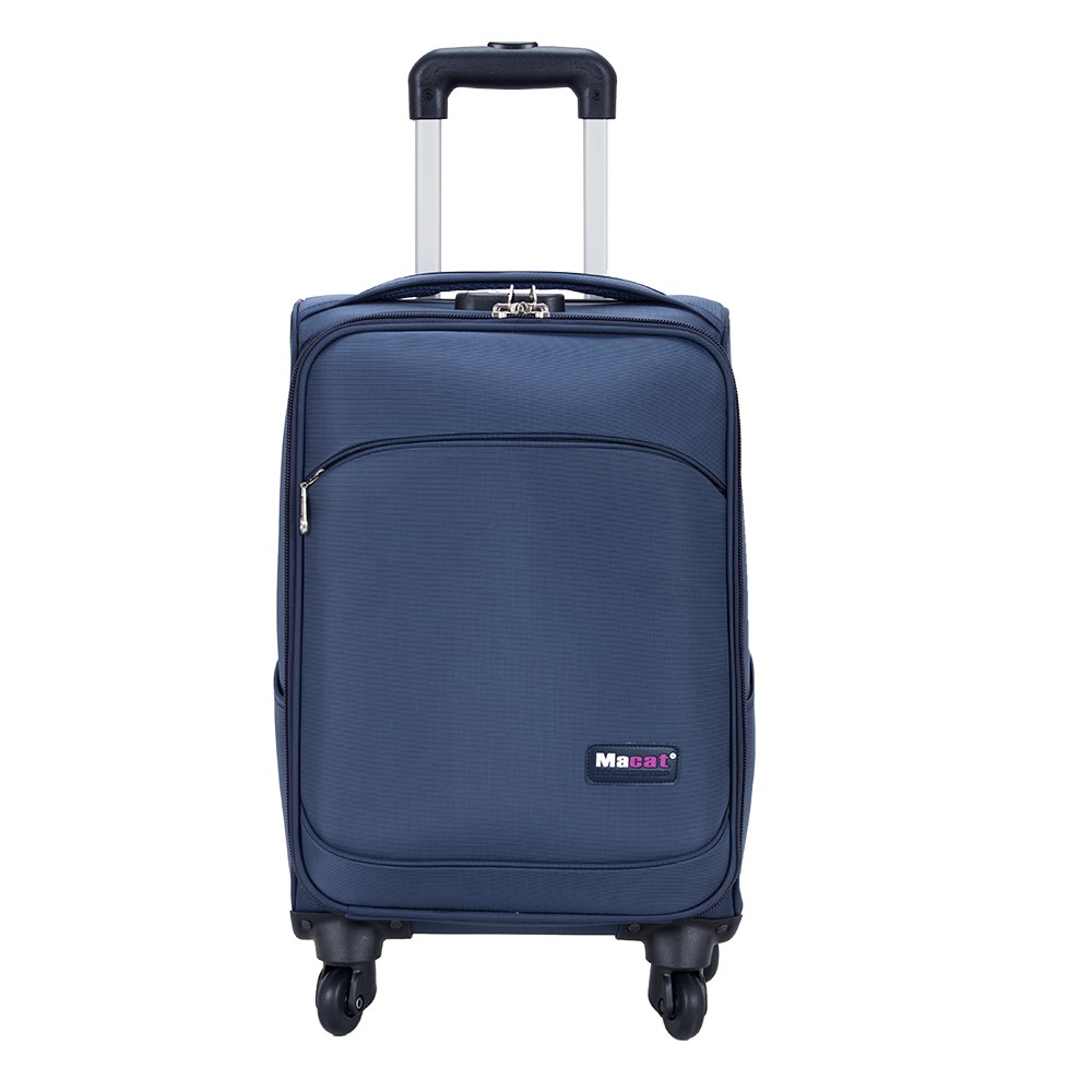 Ảnh Vali du lịch kèm túi nhỏ Macat M19BC - 19inch size cabin màu đen đỏ xanh navy 4