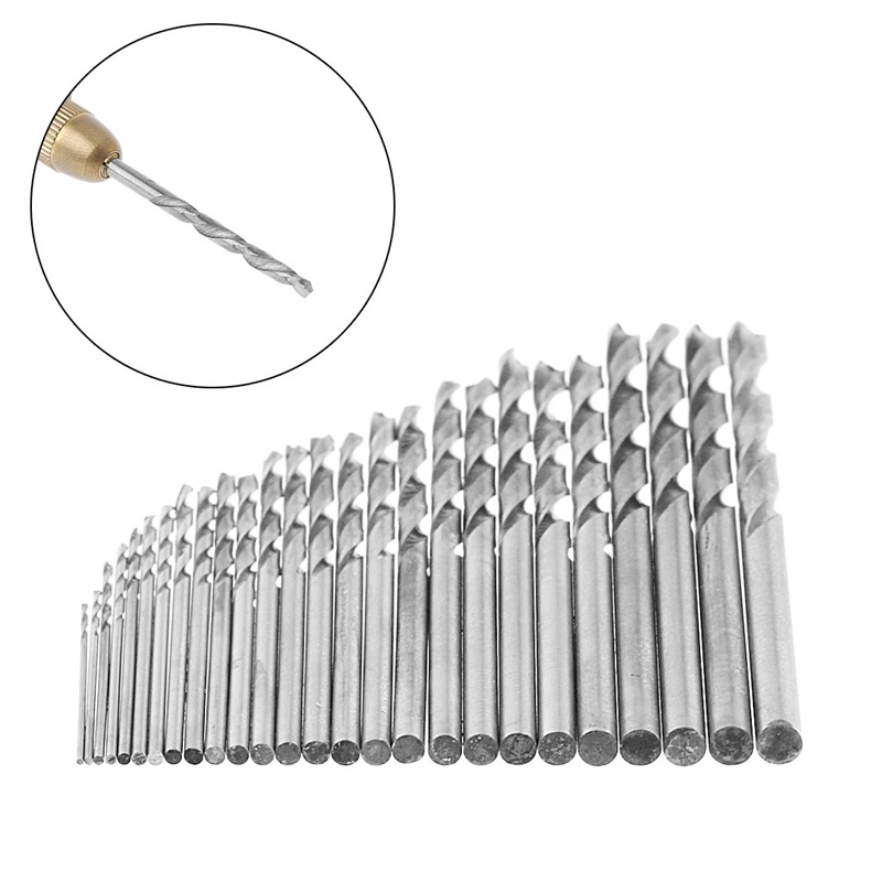 Bộ 10 Mũi Khoan Nhỏ Hss 0.8mm Đa Năng