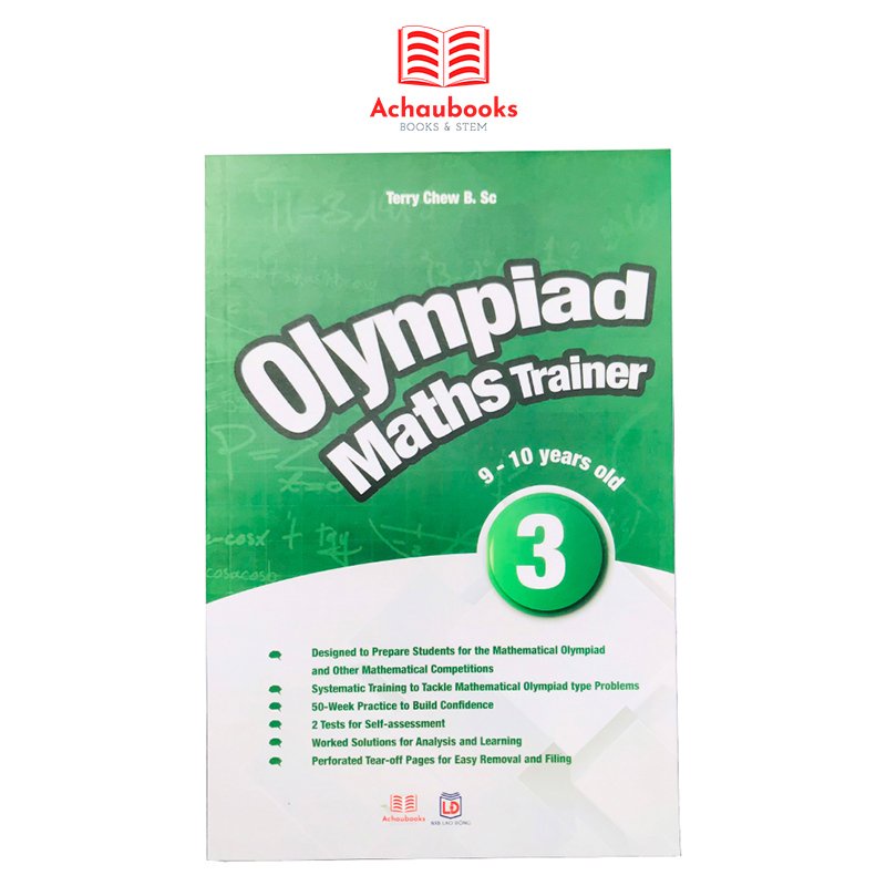 Sách Olympiad Maths Trainer 3 - Toán Lớp 3 - Á Châu Books (8 - 9 tuổi)