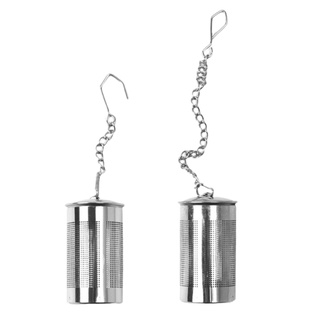 Infuser Strainer Stainless Steel Cylindrical Loose Leaf Spice Filter Tool