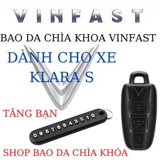 Bao da chìa khoá Xe điện Vinfast Klara S nhiều màu sắc (KLA Móc D)