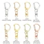 SMILE 10 Chiếc Túi Dây Đeo Khóa Chia Vòng DIY Móc Khóa Trang Sức Làm Cổ Carabiner Snap