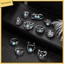 Set 11 nhẫn đính đá ngọc lam giả phong cách boho cổ điển cho nữ