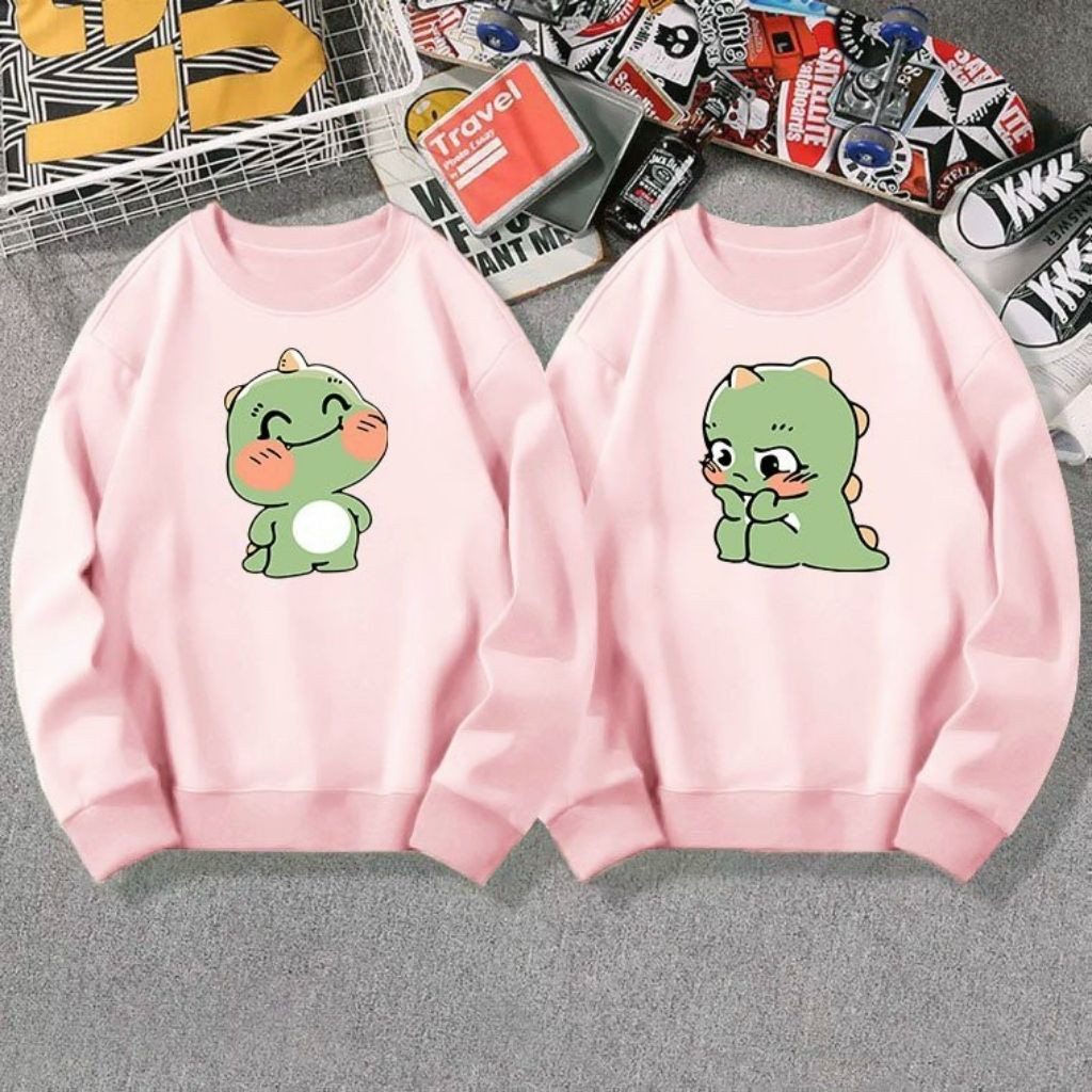 COMBO 2 ÁO SWEATER NỈ UNISEX CẶP ĐÔI IN PET SIÊU ĐẸP ÁO KHOÁC LOCAL ...