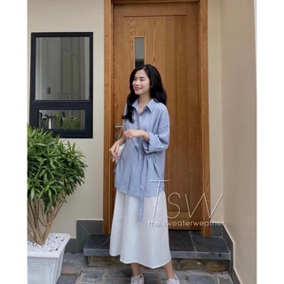 Áo sơmi buộc hông chất mát Yến Tee Shop