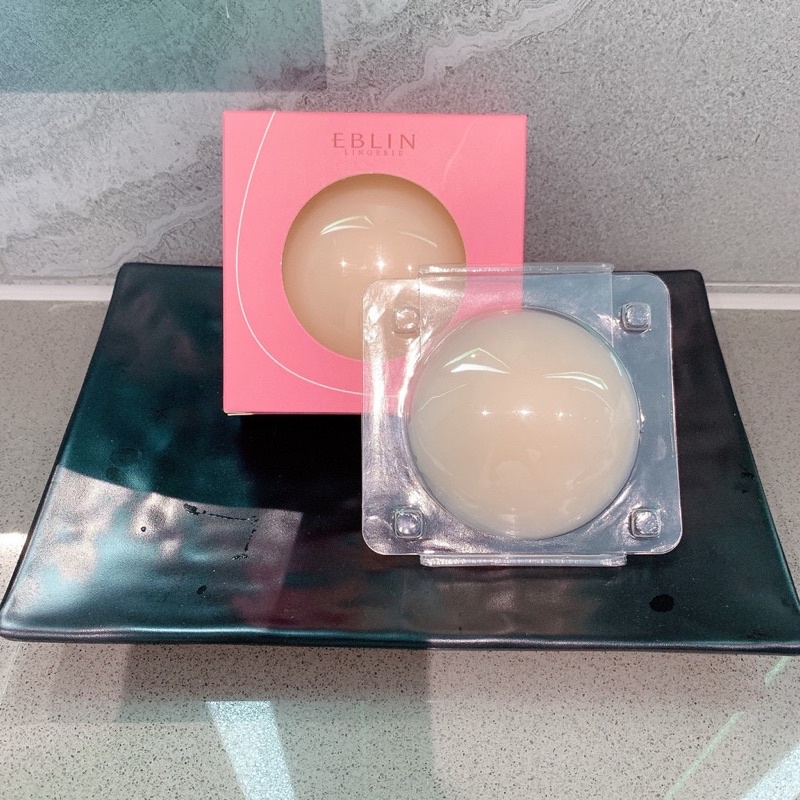 Miếng dán ngực silicon nhiệt tự thân EBLIN dán ti siêu mỏng ôm khít,không keo,không bám bụi