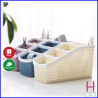 Khay tiện ích 4 ngăn nhựa Việt Nhật 5696 - khay đựng bút,điều khiển..khay đựng đồ đa năng { H }
