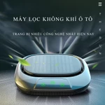 Máy lọc không khí khử mùi ô tô chống say xe, màng lọc HEPA công nghệ ion âm loại bỏ mùi pin năng lượng mặt trời BH 2 năm — ảnh 3