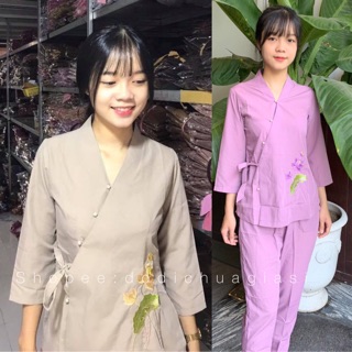 Sen Nơ Nữ # Quần Áo Nữ Đi Chùa