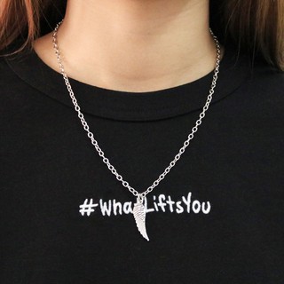 Kalung Vòng cổ Hai Mặt Hình Ngôi Sao Năm Cánh Thiên Thần Hoa Phong Cách punk Hợp Thời Trang Dành Cho Nam Và Nữ
