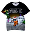 SY3 Among Us Trẻ Em Áo Sơ Mi Tay Ngắn Đồng Phục Áo Cosplay 3D In Trang Phục Chất Lượng Cao Tee Áo Jersey Shir