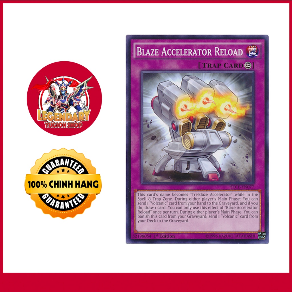 Yu-Gi-Oh! Karte „Blaze Acceleratory Reload“ – SECE-EN077, Common, Aus Secrets Of Eternity: Super Edition