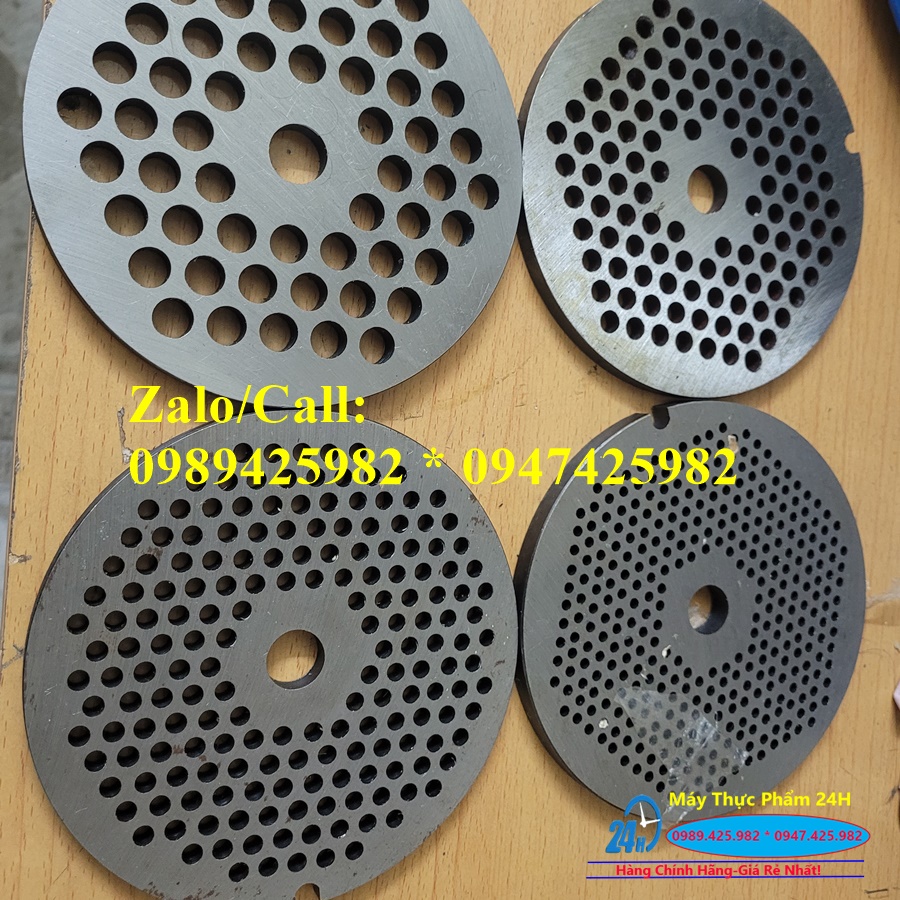 Mặt sàng lỗ 2mm,lỗ 4mm,lỗ 6mm,lỗ 8mm,lỗ 10mm,lỗ 12mm lắp cho máy đùn ...