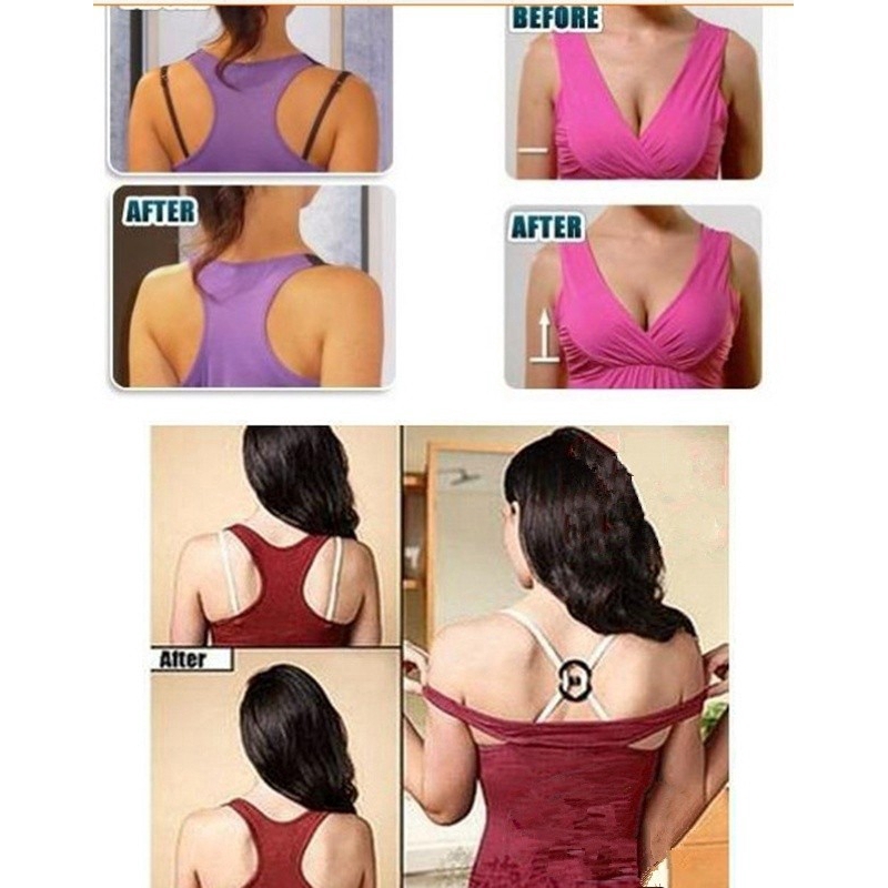 Set 3 Kẹp Giấu Dây Áo Ngực Tiện Lợi Cho Nữ