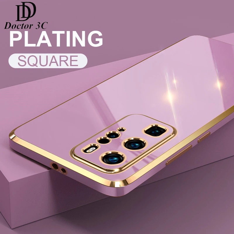 Ốp Điện Thoại Viền Vuông TPU Mềm Mạ Điện Kèm Phim Bảo Vệ Lens Cho Samsung Galaxy S20 FE Ultra S10 Plus S20+ S10+ 4G 5G 2022
