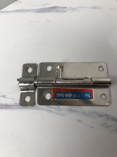 Chốt cửa inox tặng kèm vít - Kim Khí Dung Anh