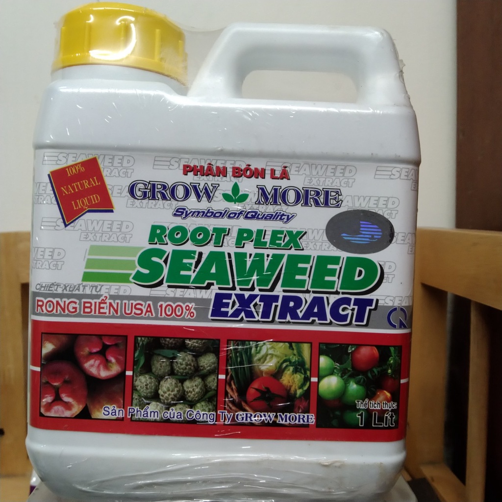 GROW MORE ROOT PLEX SEAWEED EXTRACT 1 LÍT - BỔ SUNG VI LƯỢNG CHIẾT XUẤT ...