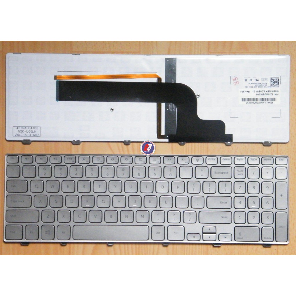 Bàn phím laptop Dell inspiron 15-7000 (7535, 7537) | Shopee Việt Nam