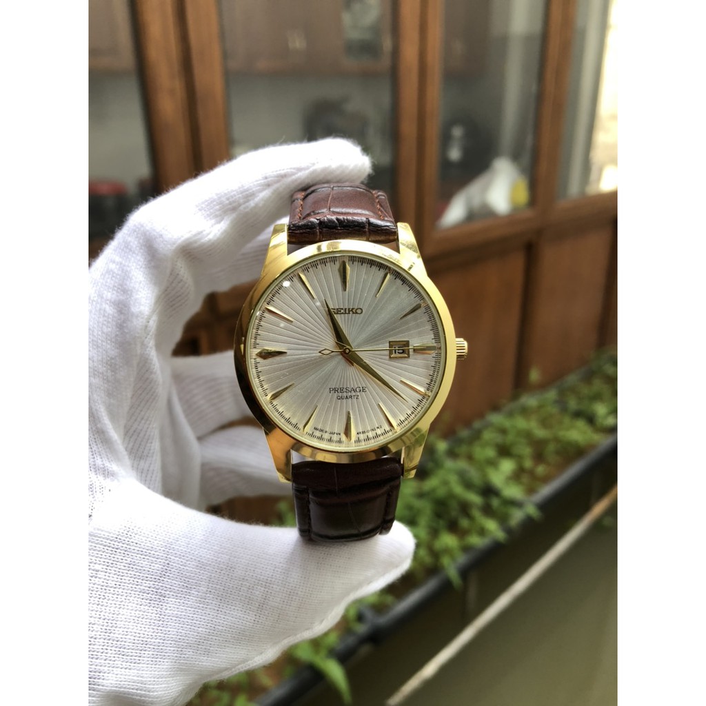 Đồng Hồ Nam SEIKO Presage Quartz Dây Da | Shopee Việt Nam