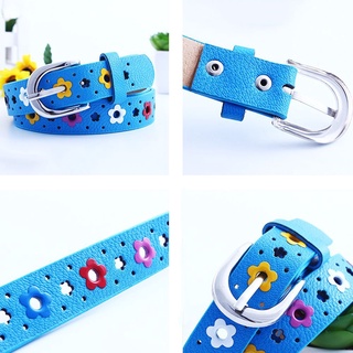 DARON Trẻ Em Thắt Lưng Bé Trai Có Thể Điều Chỉnh Thắt Lưng Bướm Rỗng Hoa Da PU Unisex Bé Gái Trẻ Em Thắt Lưng / Nhiều Màu