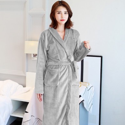 Áo Choàng Tắm Lông Cừu Dày Cho Tất Cả Giới Tính.