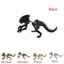 NKSFX 1 Cái / 2 Đôi Bông Tai Khủng Long Khủng Long Tyrannosaurus Trang Sức Rồng