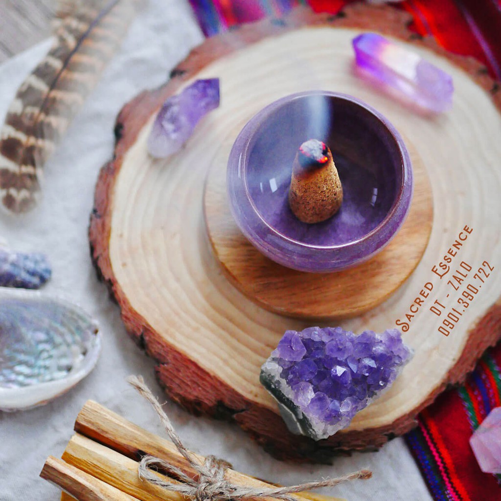 Nhang Nụ Palo Santo Ecuador 100% Nguyên Chất | Tự Cháy Hoàn Toàn Không Cần Châm Lại | Sacred Essence