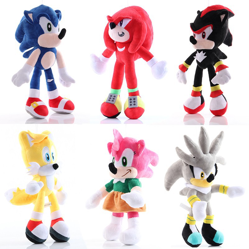 Búp bê nhồi bông Sonic the Hedgehog & Miles Tails đồ chơi trẻ em sang trọng