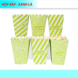 (7 Màu ) Hộp đựng bắp + tem cắm theo màu