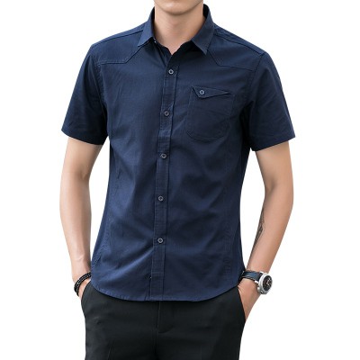 Áo Sơ Mi Nam Mới!! Áo Sơ Mi Oxford Ngắn Tay Thời Trang Cá Tính Cho Nam