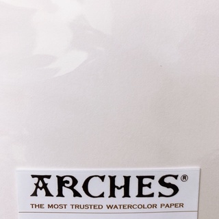 Giấy vẽ màu nước ARCHES 300gsm vân Hotpressed / Coldressed