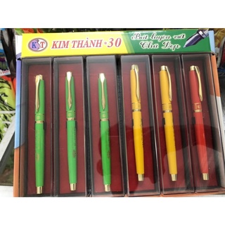 Bút máy Kim thành 30, nét thanh đậm, ngòi siêu bền
