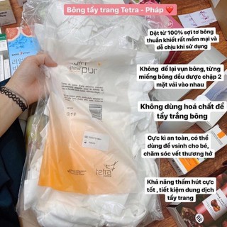 BÔNG TẨY TRANG PHÁP 600 MIẾNG