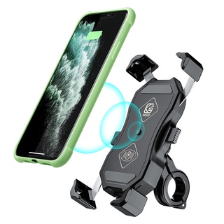 Kewig M11 ( sạc Bluetooth + USB)-Kẹp điện thoại sạc không dây-  oto, xe máy, xe đạp dành cho điện thoại Iphone, Samsung,