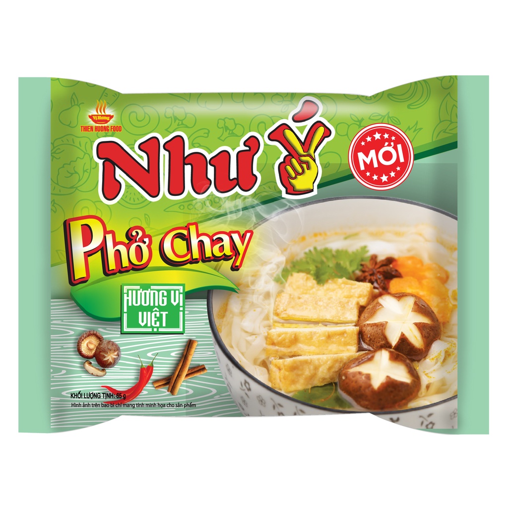 (Free ship)Combo 10 gói Phở hiệu Như Ý 60gr * 10 gói (vị chay, Bò) tùy chọn vị yêu thích