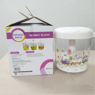 Hộp Muối Dưa Cà Việt Nhật Tiện Lợi Cam Homeware
